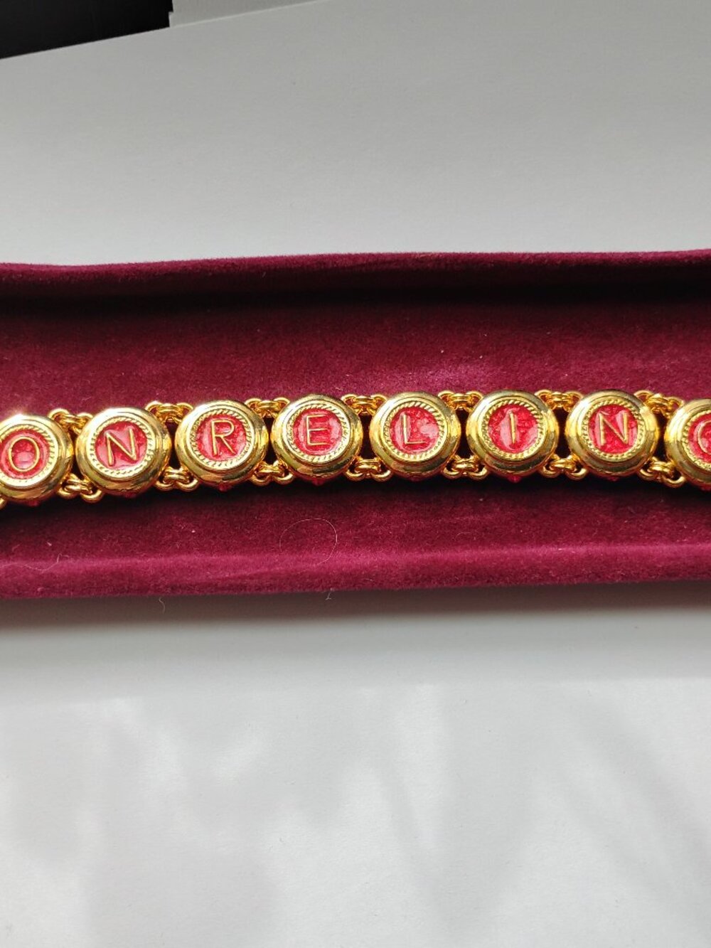 JKL Camrose and Kross wedding bracelet.